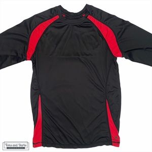 Stormtech Workout Long Sleeve in Red and Black